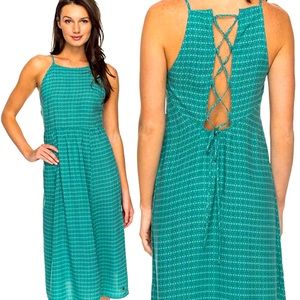 Roxy Dress Summer Dress Sparkle Bright Midi Dress